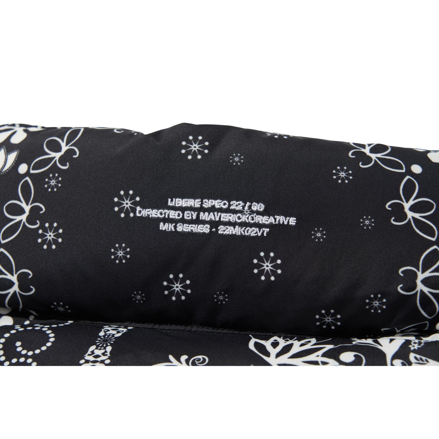 BANDANA DOWN VEST / BLACK