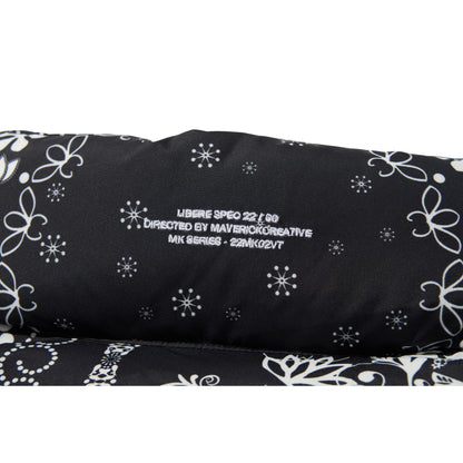BANDANA DOWN VEST / BLACK