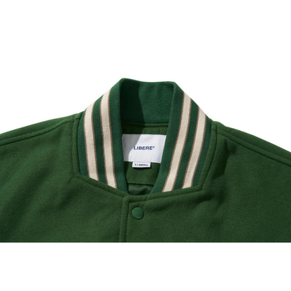 LIBERE VARSITYJACKET / GREEN