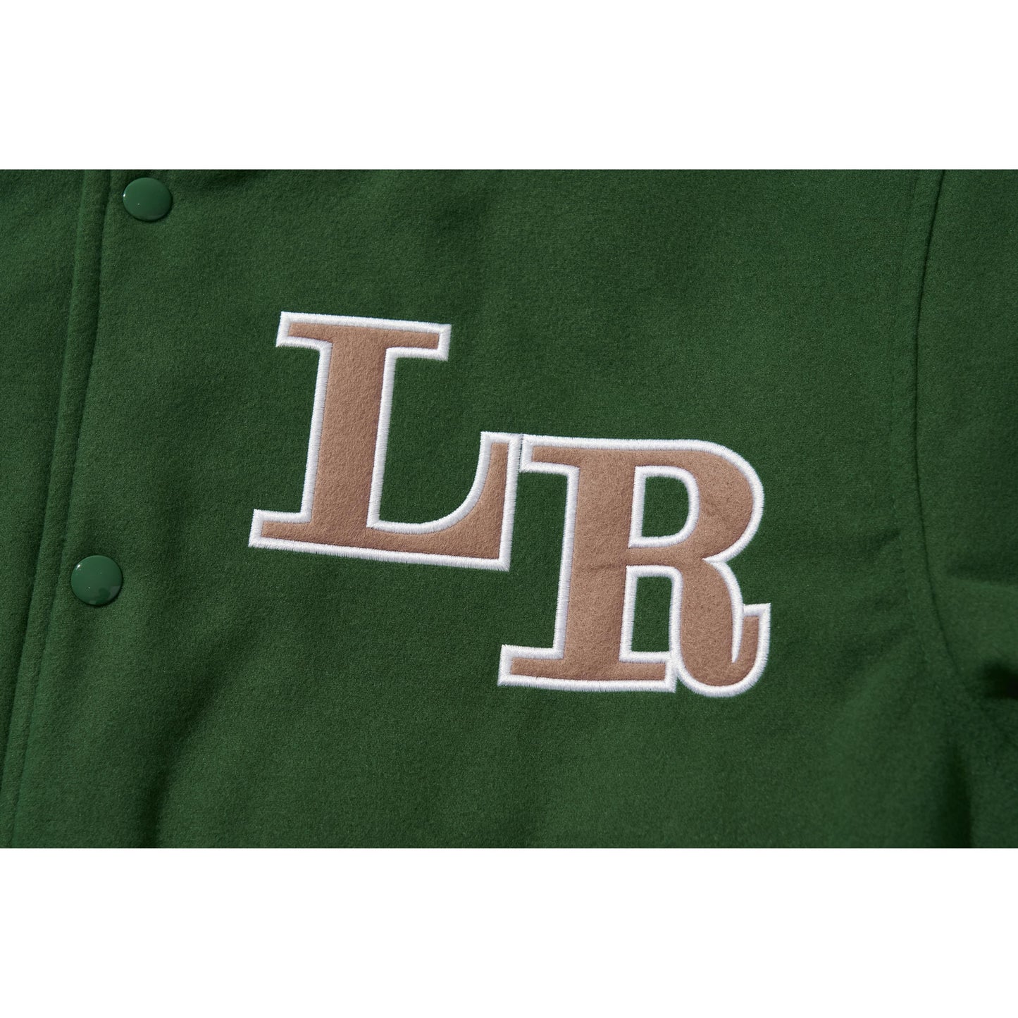 LIBERE VARSITYJACKET / GREEN