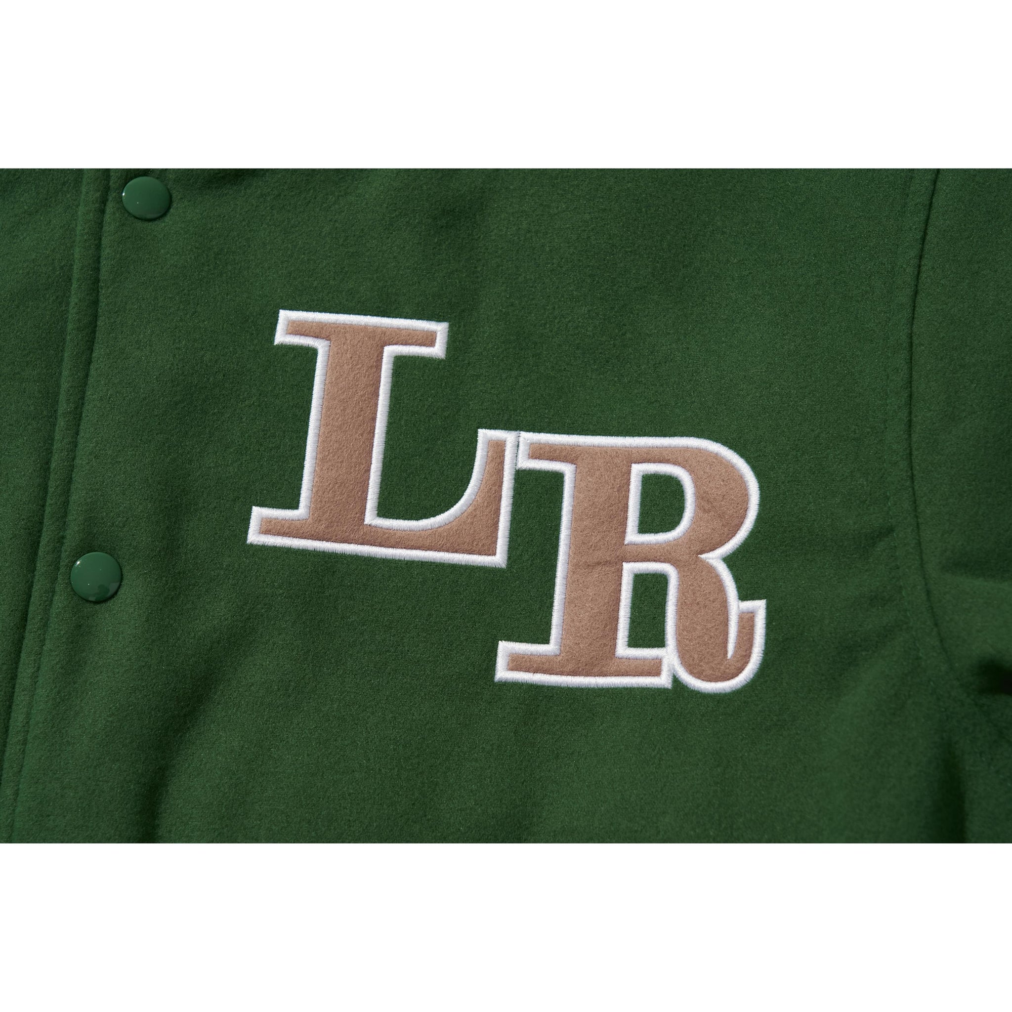 LIBERE VARSITYJACKET / GREEN