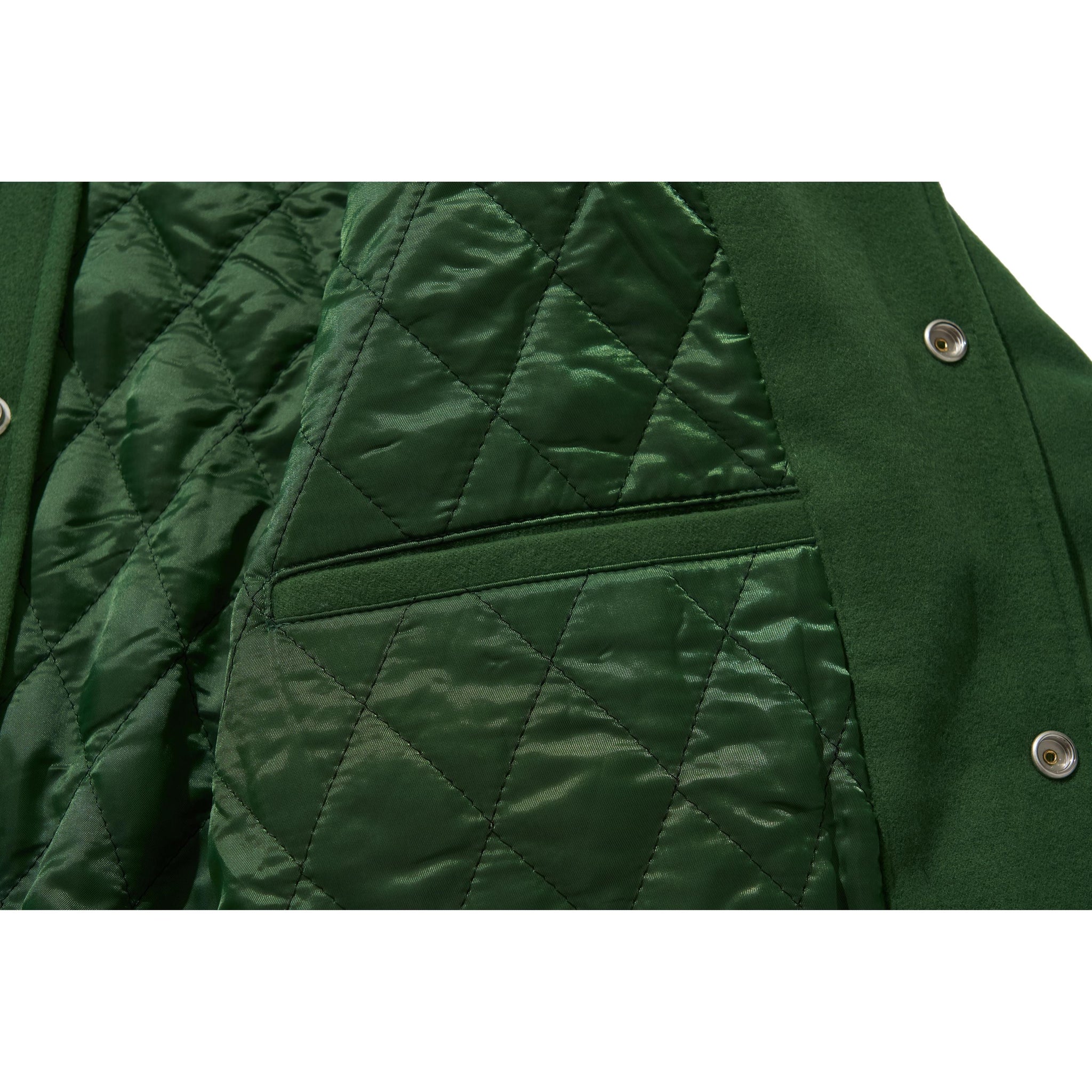 LIBERE VARSITYJACKET / GREEN