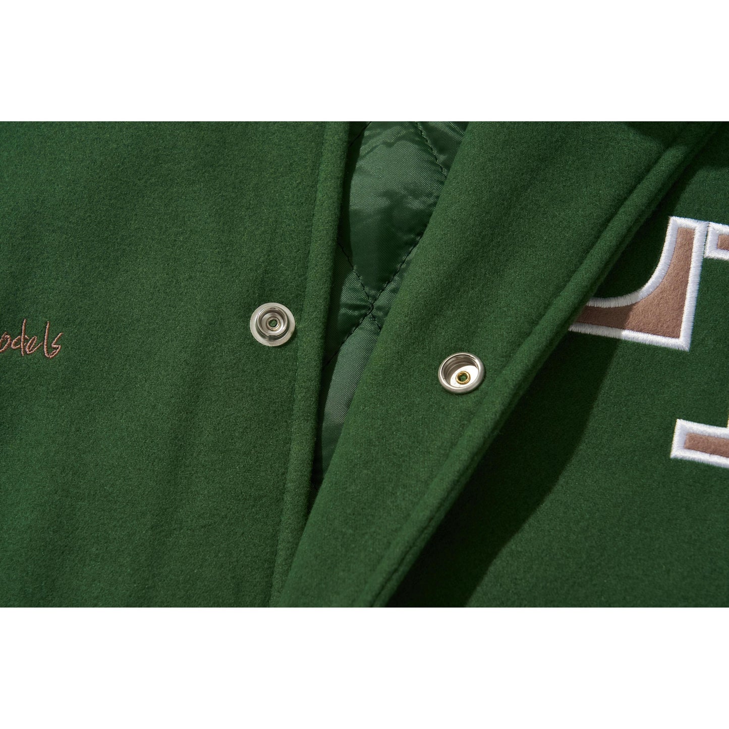 LIBERE VARSITYJACKET / GREEN