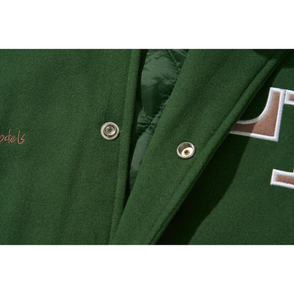 LIBERE VARSITYJACKET / GREEN