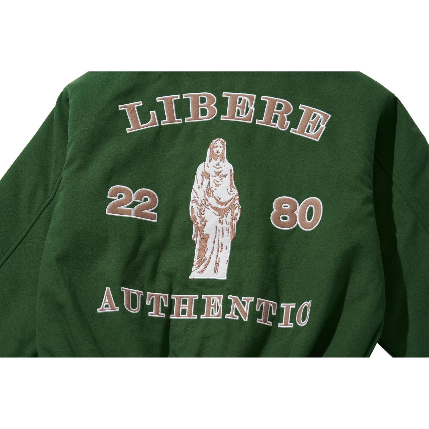 LIBERE VARSITYJACKET / GREEN