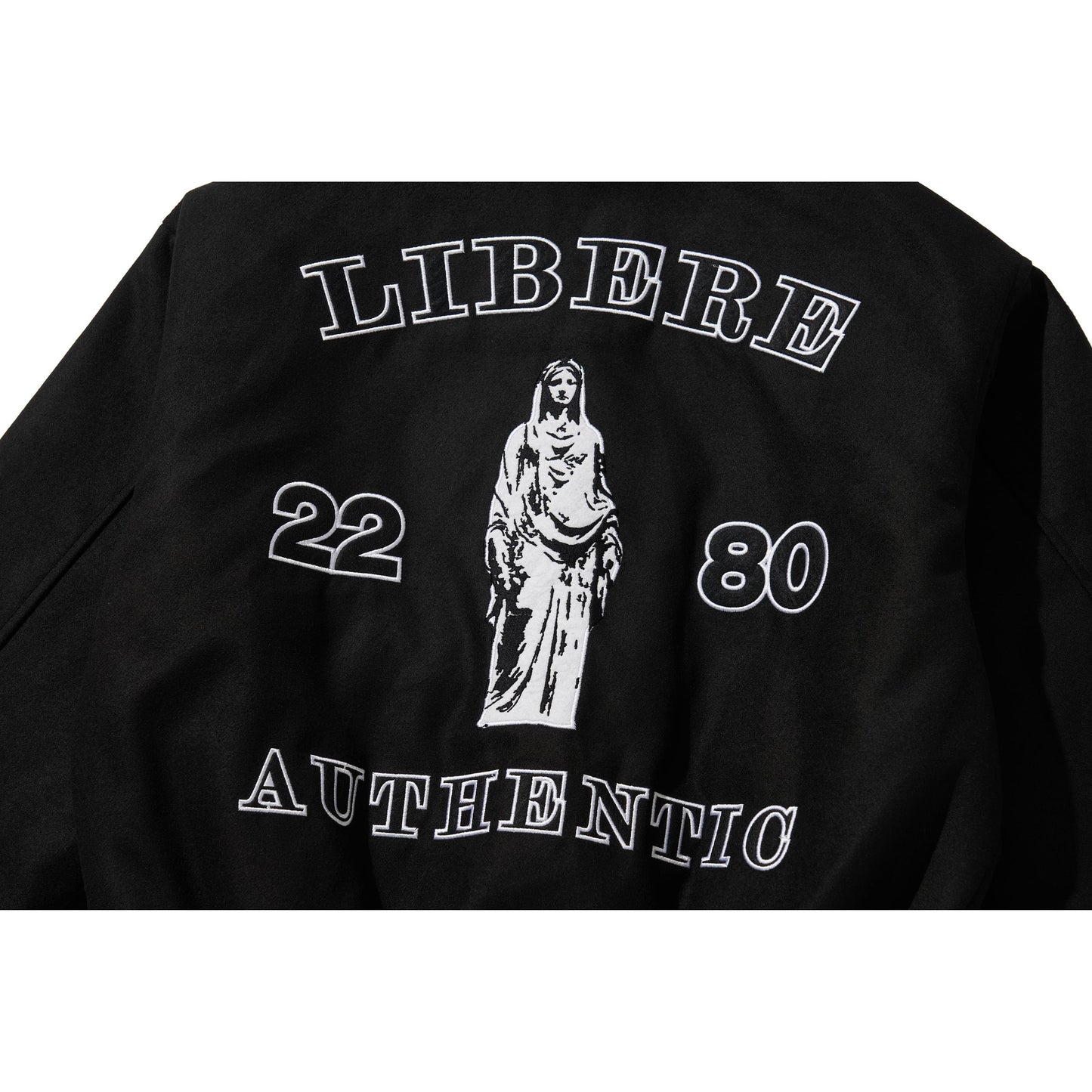 LIBERE VARSITYJACKET / BLACK