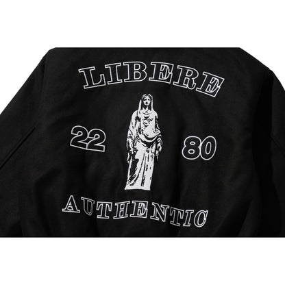 LIBERE VARSITYJACKET / BLACK