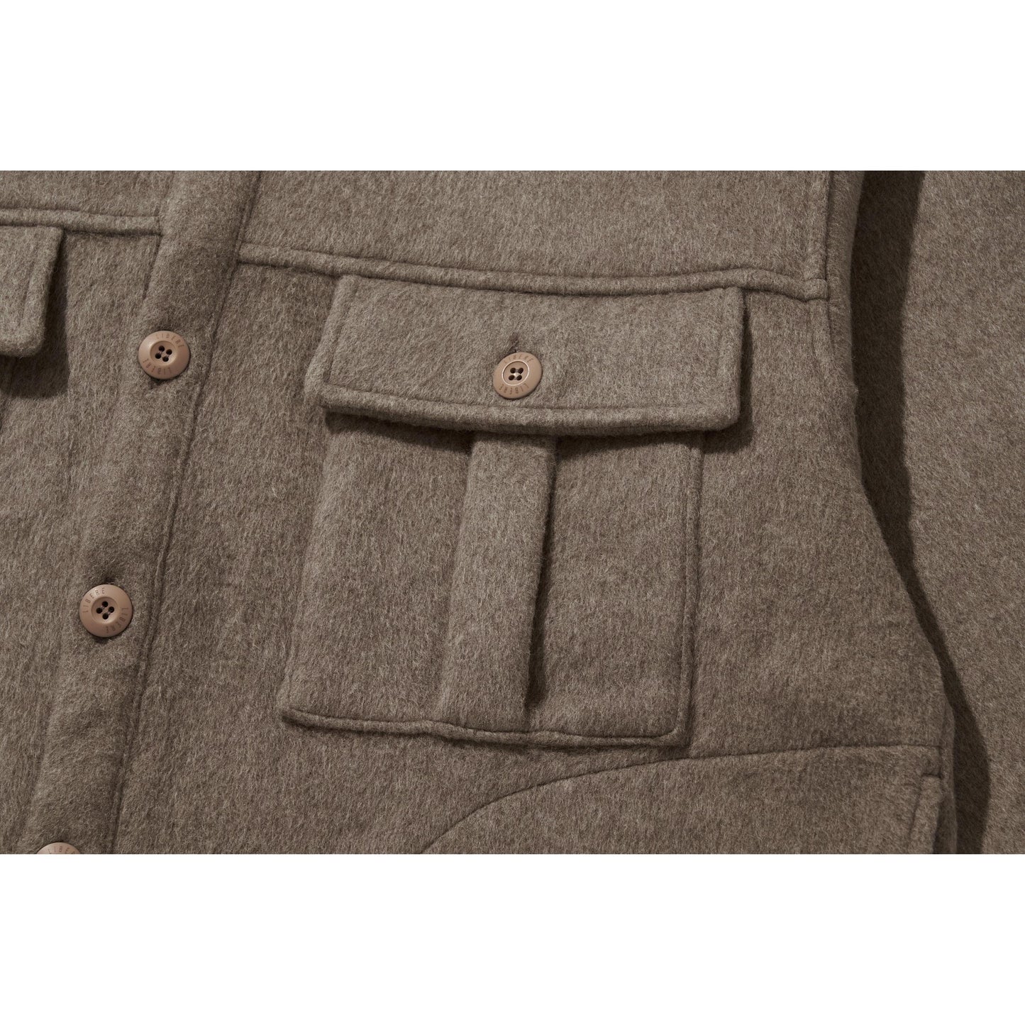 POCKET CHIMAYO OVER SHIRTS / SAND STONE