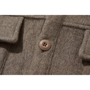 POCKET CHIMAYO OVER SHIRTS / SAND STONE