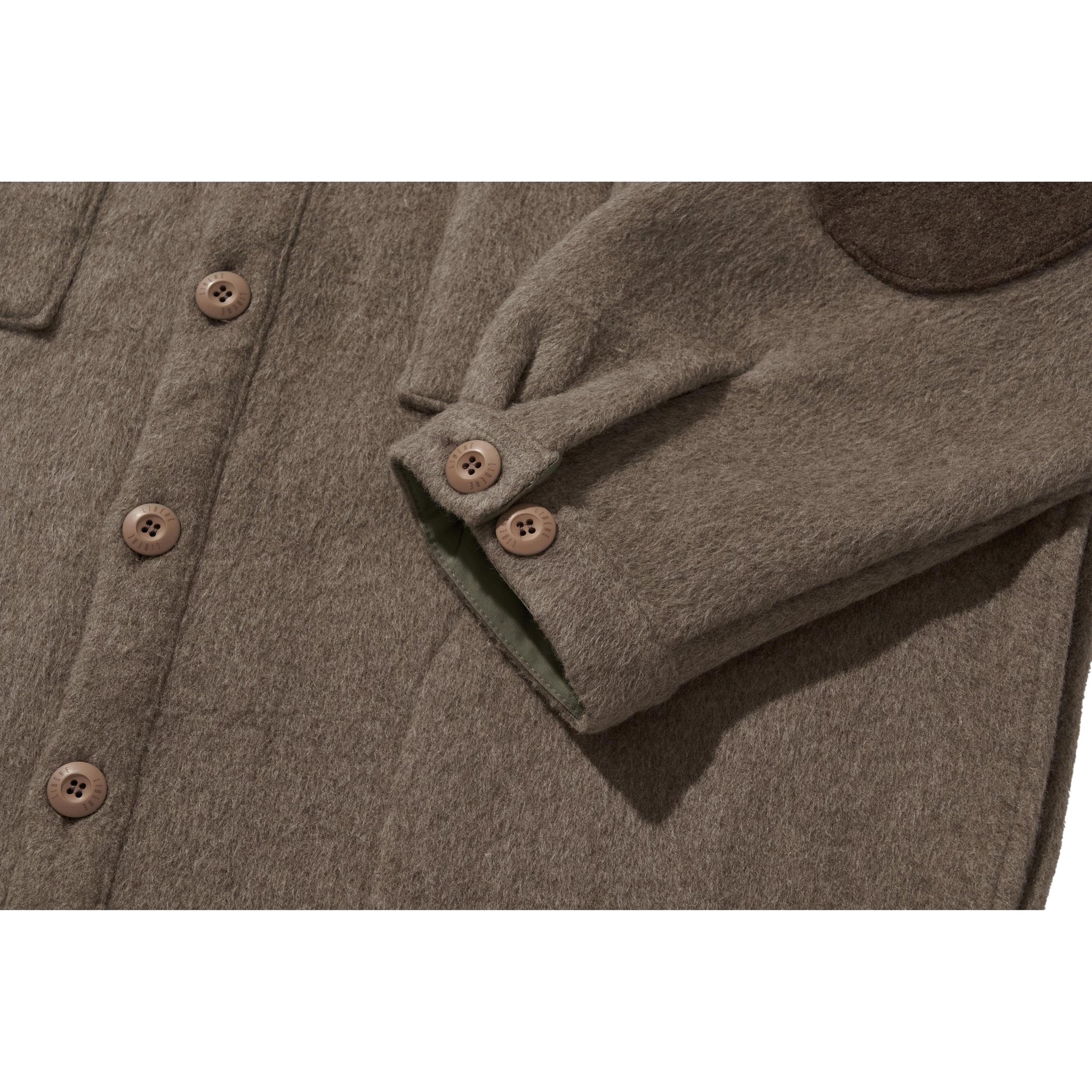 POCKET CHIMAYO OVER SHIRTS / SAND STONE