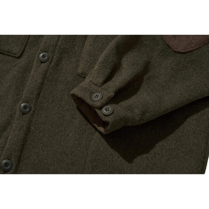 POCKET CHIMAYO OVER SHIRTS / KHAKI
