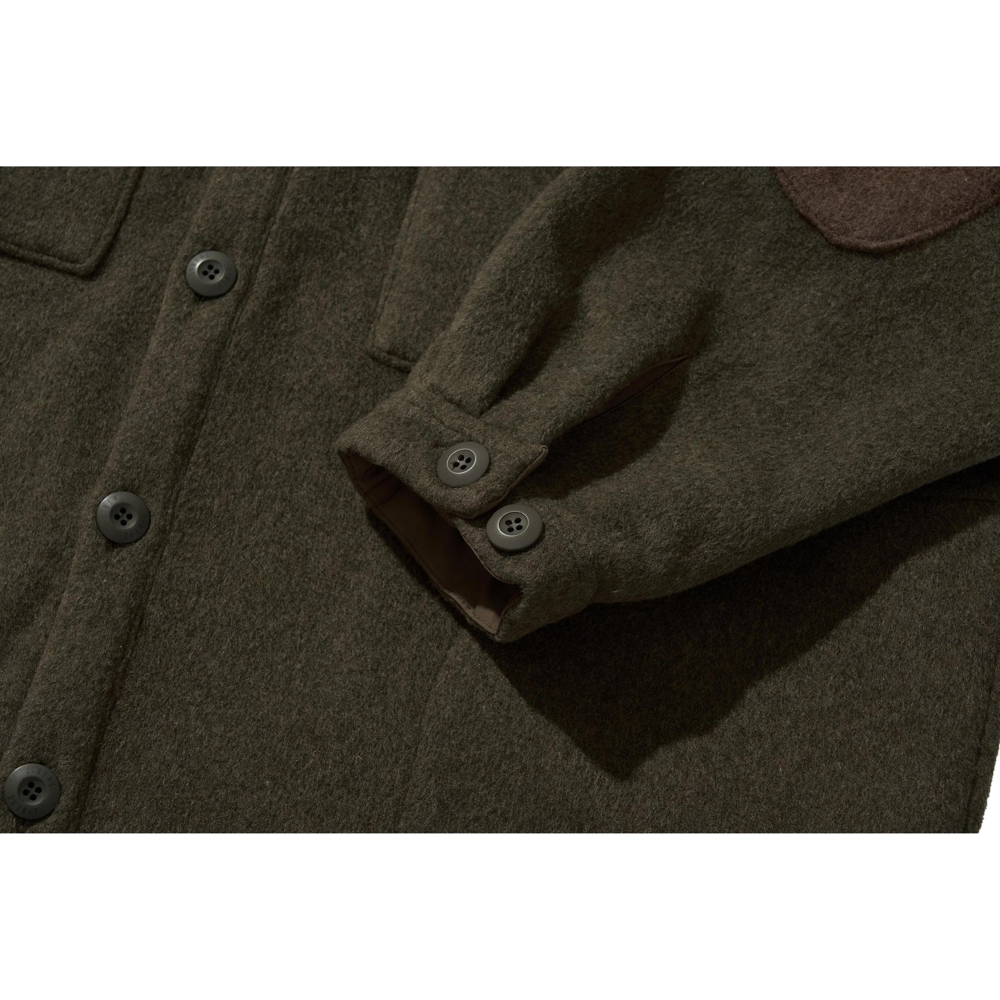 POCKET CHIMAYO OVER SHIRTS / KHAKI