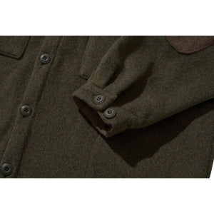 POCKET CHIMAYO OVER SHIRTS / KHAKI
