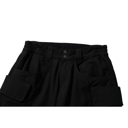 WIDE POCKET PANTS / BLACK