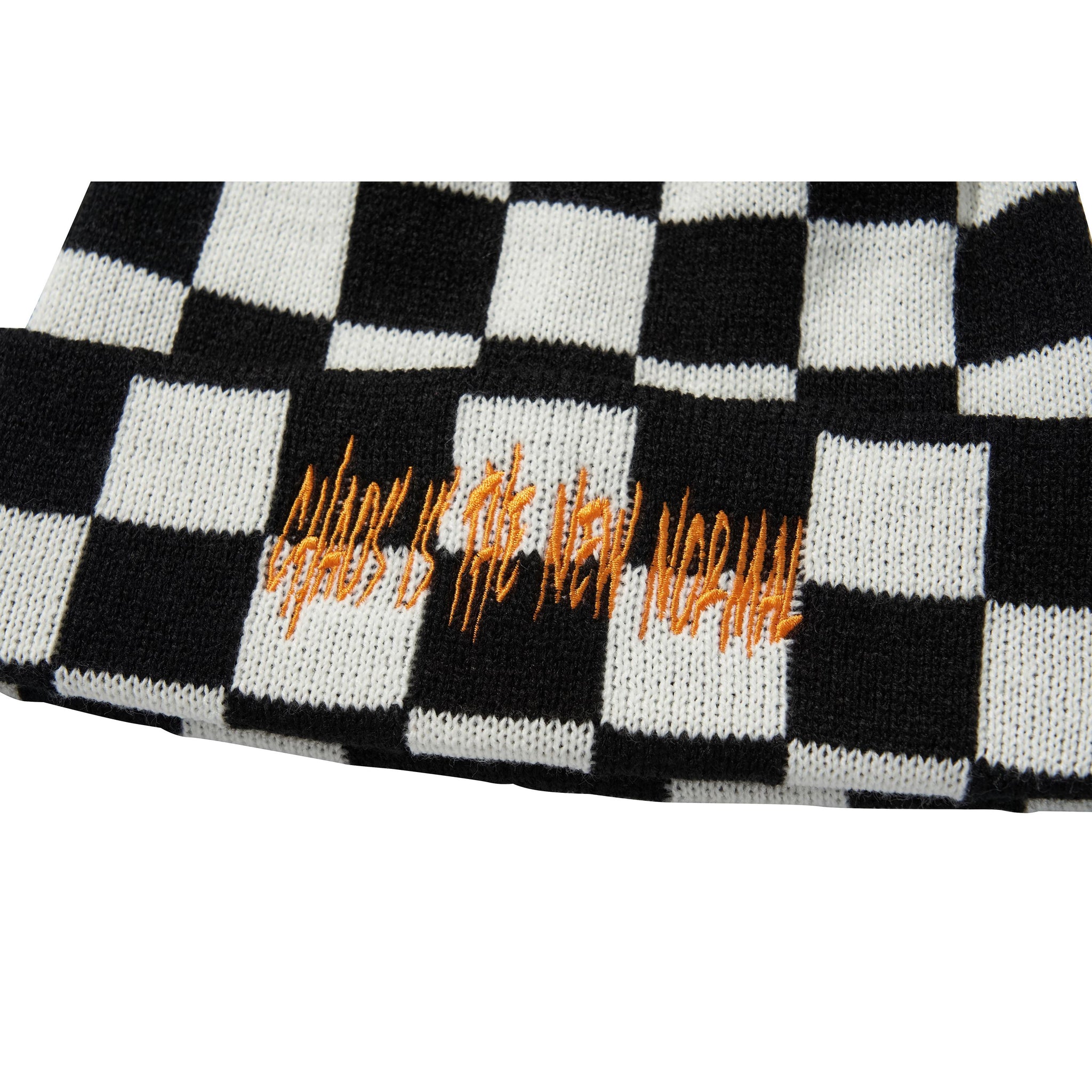CHECKERBOARD BEANIE