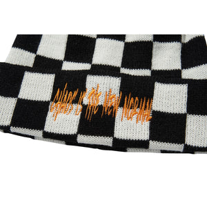 CHECKERBOARD BEANIE