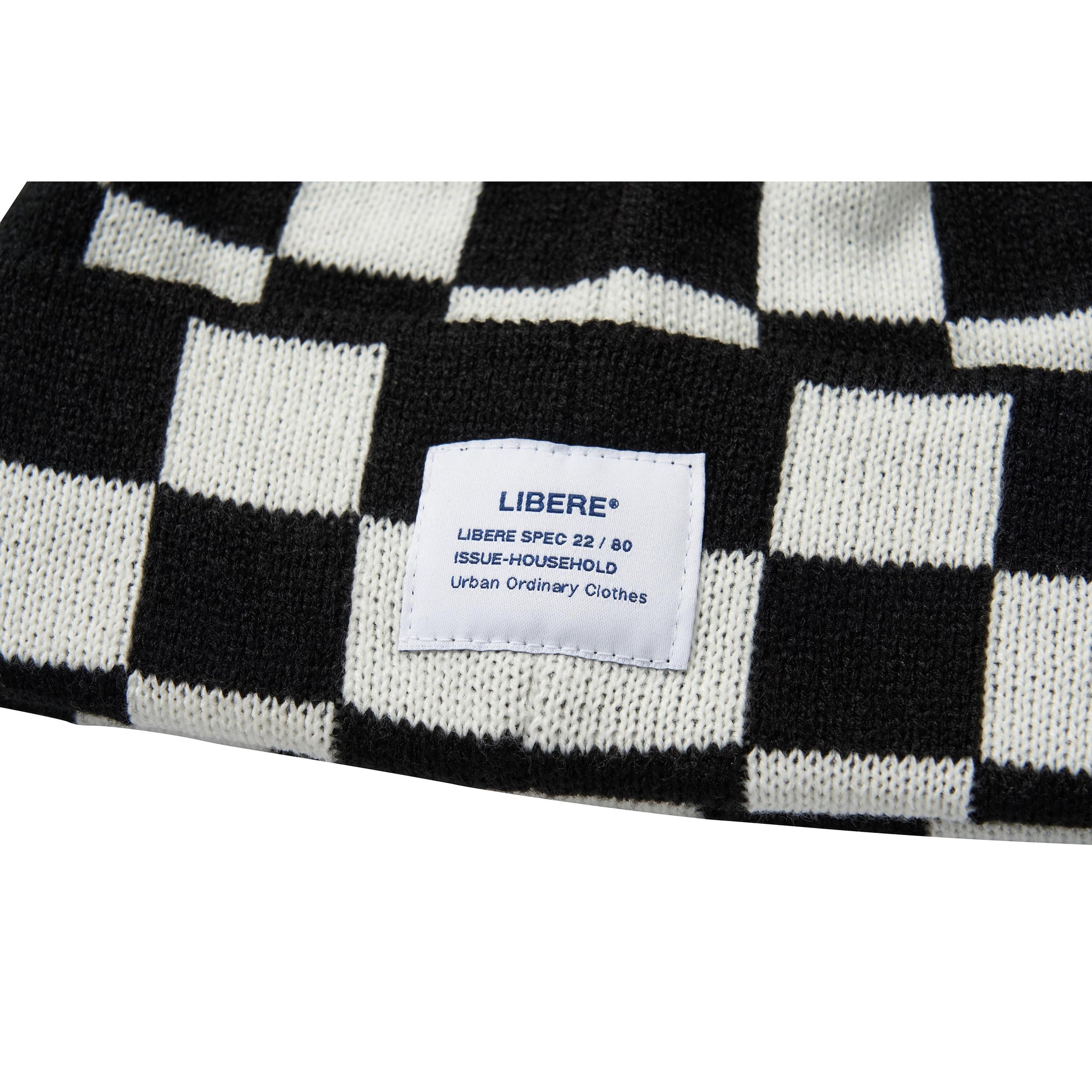 CHECKERBOARD BEANIE