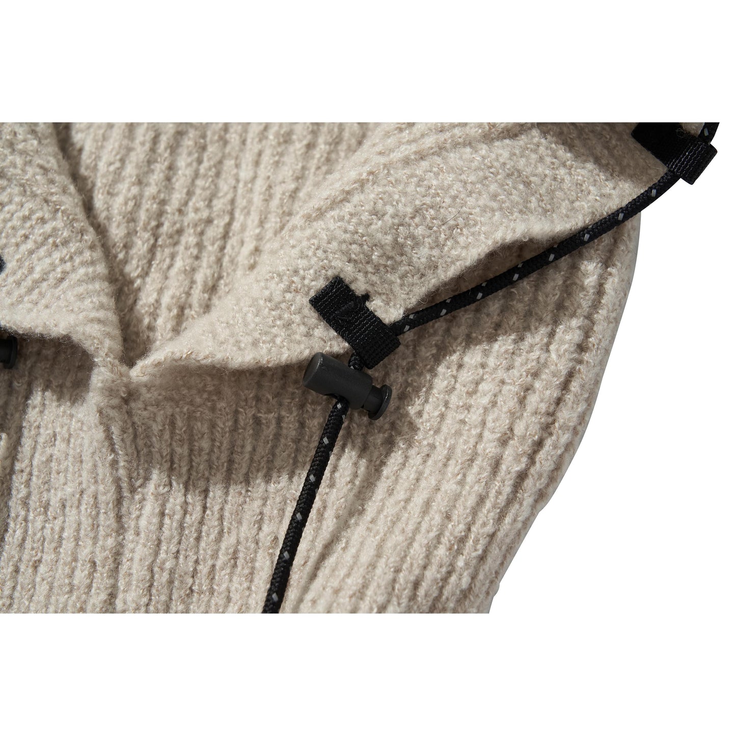 STRING WARM HOOD / IVORY
