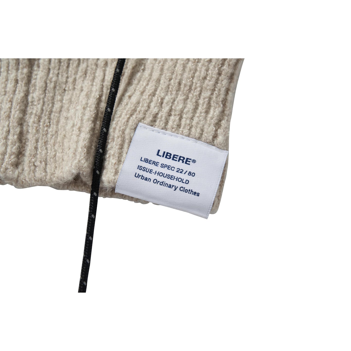 STRING WARM HOOD / IVORY