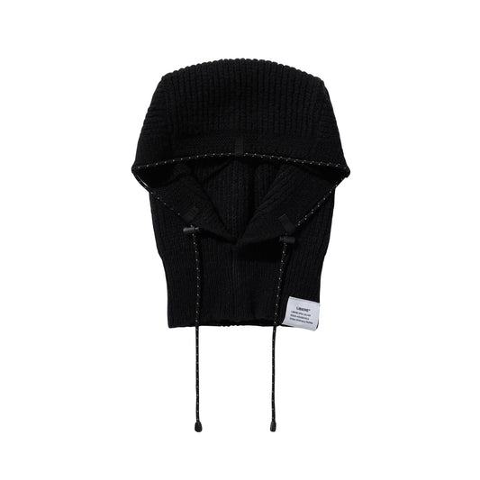 STRING WARM HOOD / BLACK