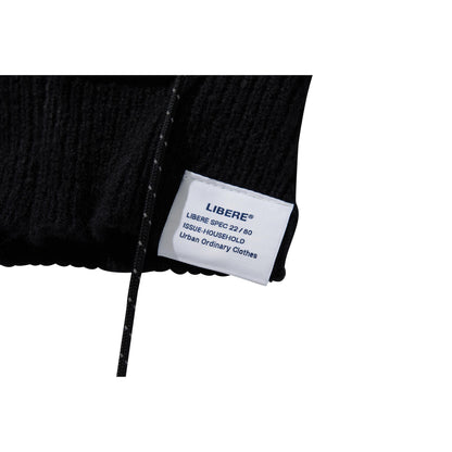 STRING WARM HOOD / BLACK