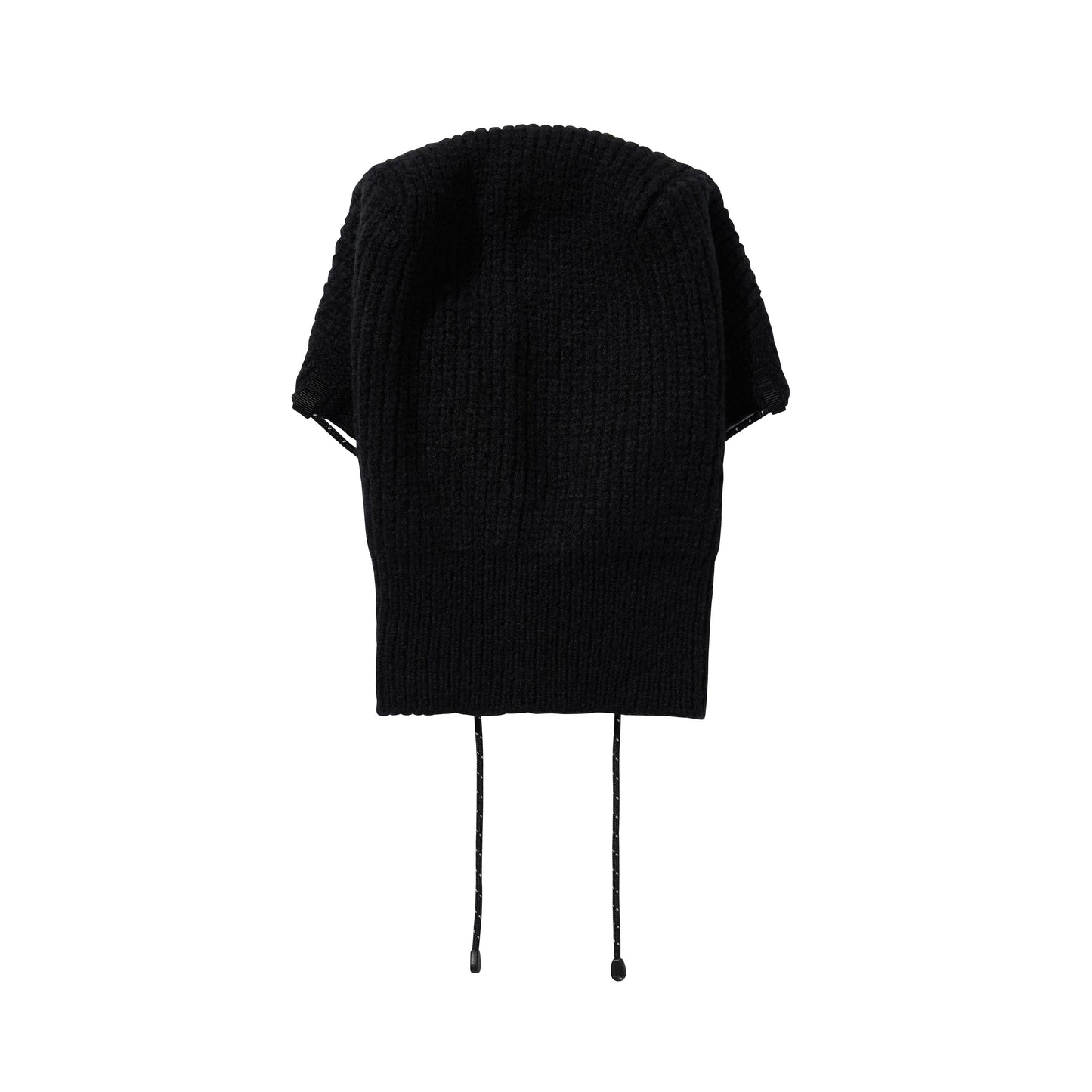 STRING WARM HOOD / BLACK
