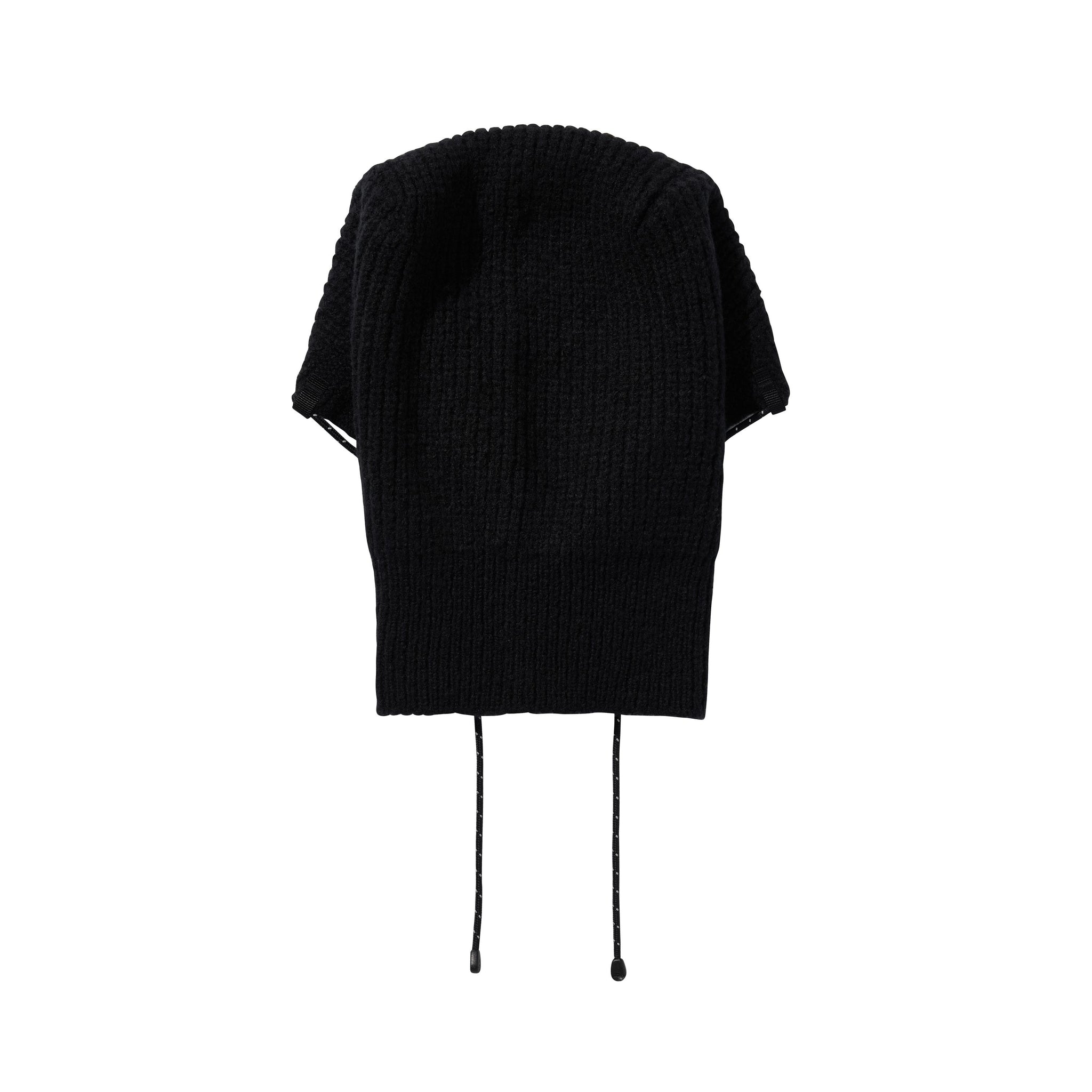 STRING WARM HOOD / BLACK