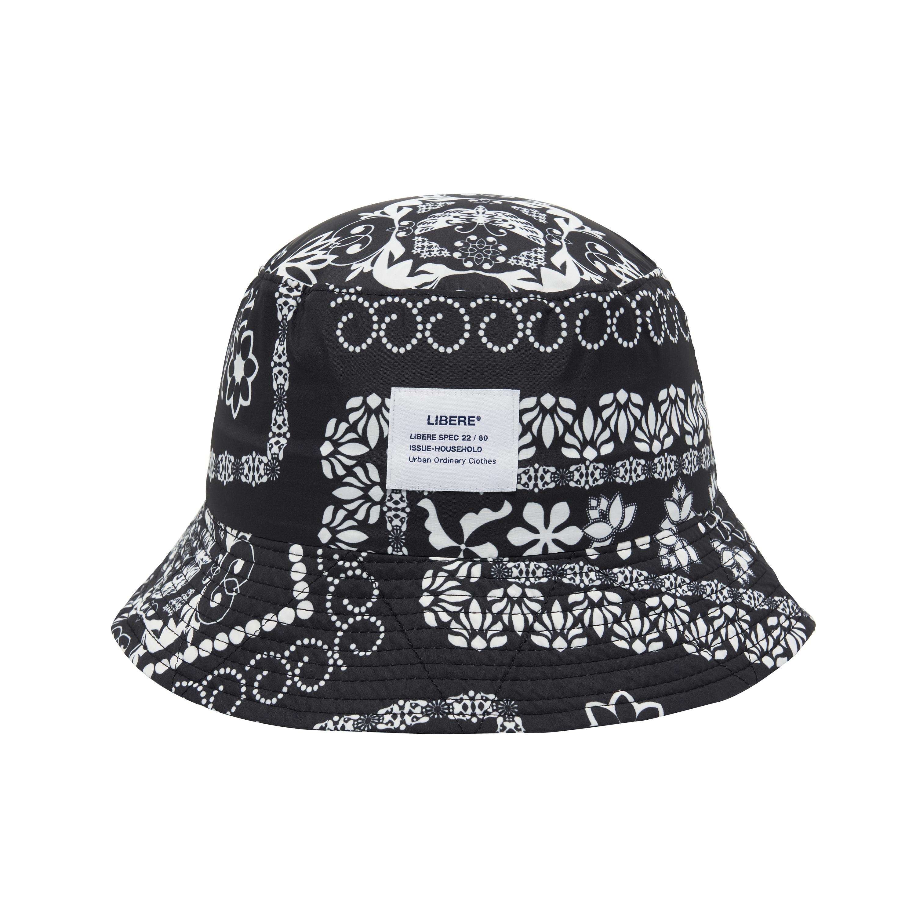 BANDANA BUCKET HAT / BLACK