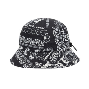 BANDANA BUCKET HAT / BLACK