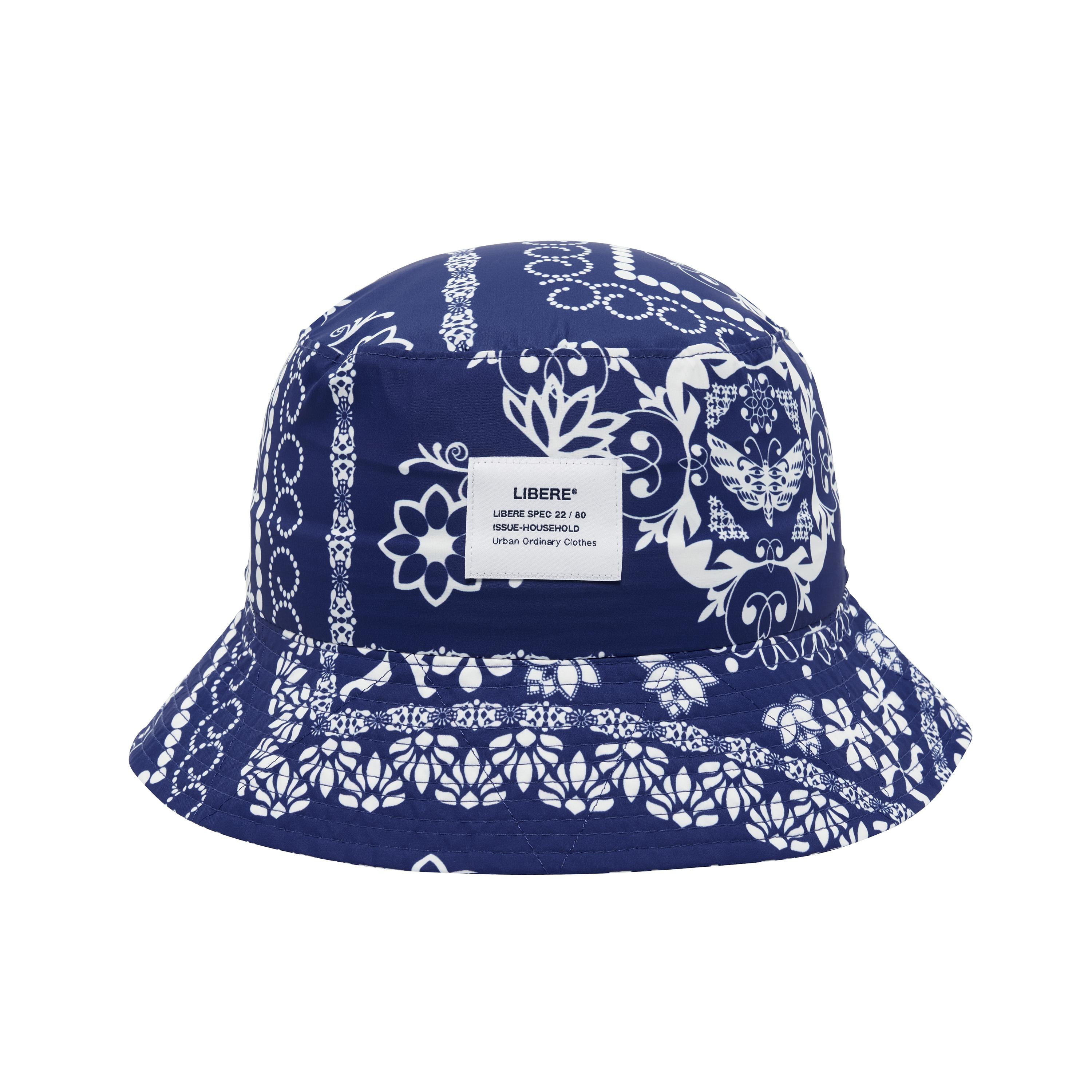 BANDANA BUCKET HAT / BLUE