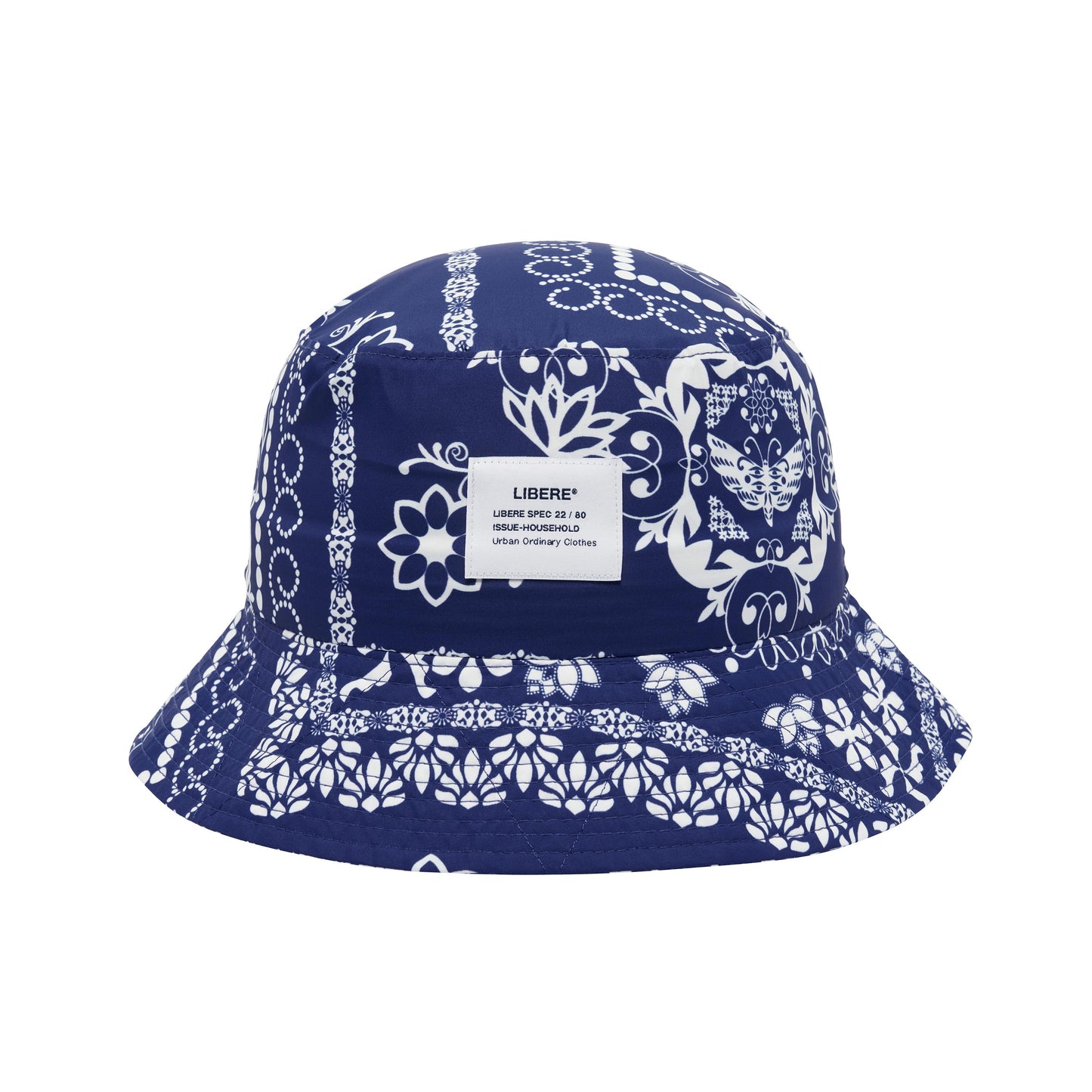 BANDANA BUCKET HAT / BLUE