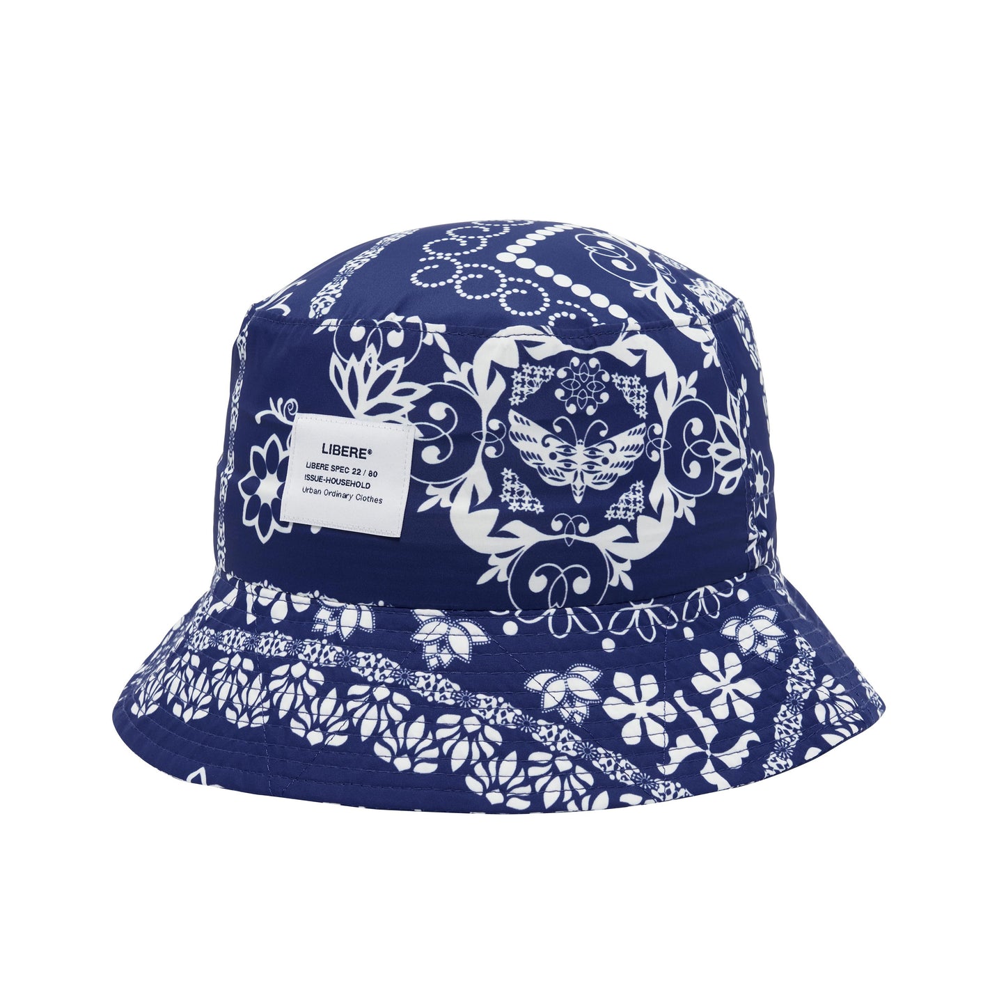 BANDANA BUCKET HAT / BLUE