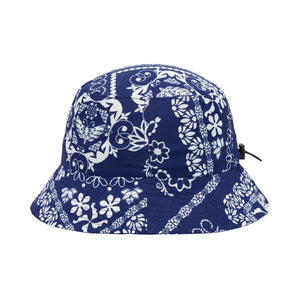 BANDANA BUCKET HAT / BLUE