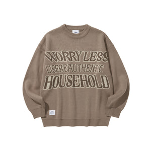 W.L KNIT / BROWN