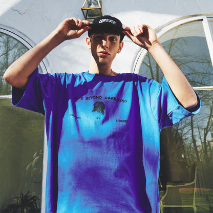 FLOWER BONE TEE / BLUE