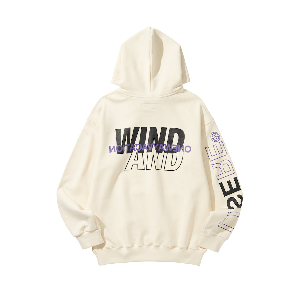 WDS X LIBERE PULLOVER HOODIE / WHITE