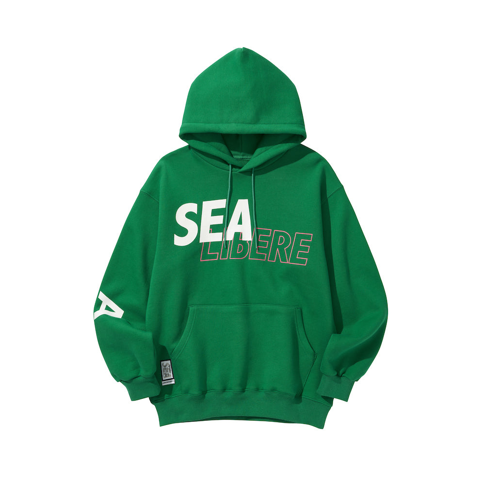 WDS X LIBERE PULLOVER HOODIE / GREEN