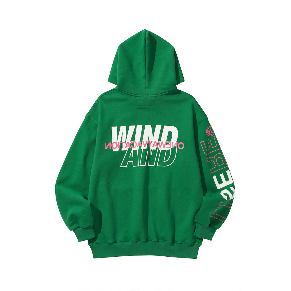 WDS X LIBERE PULLOVER HOODIE / GREEN