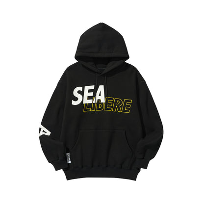 WDS X LIBERE PULLOVER HOODIE / BLACK