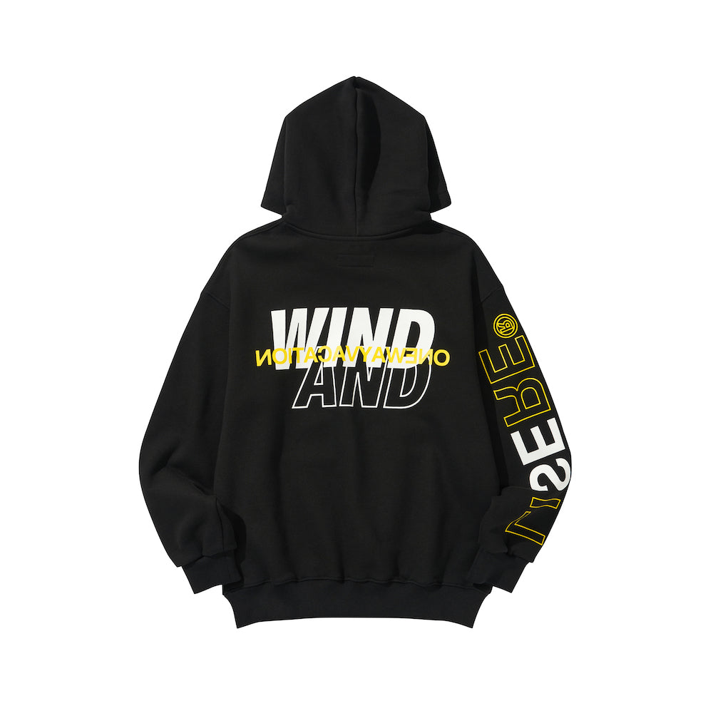 WDS X LIBERE PULLOVER HOODIE / BLACK
