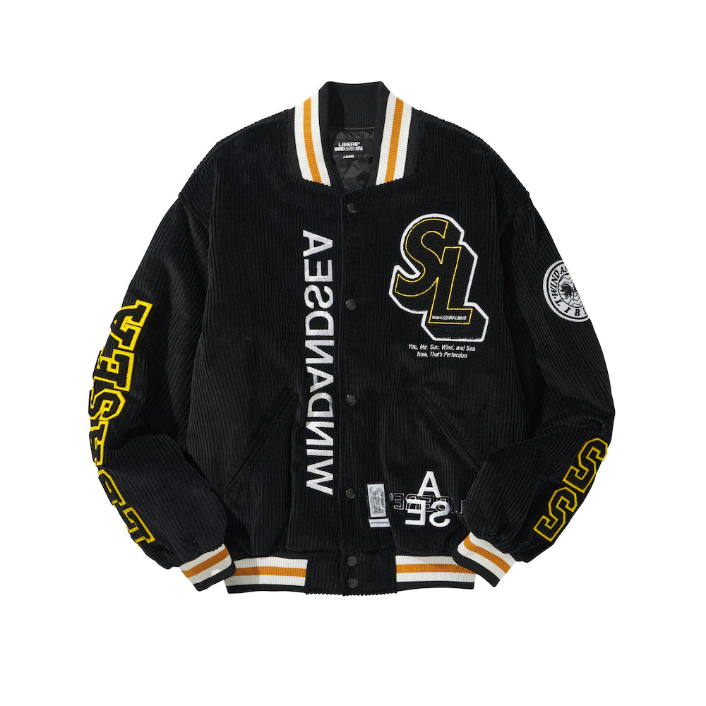 WDS X LIBERE VARSITY JACKET / BLACK