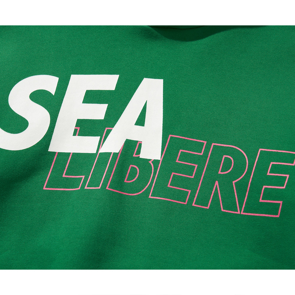 WDS X LIBERE PULLOVER HOODIE / GREEN