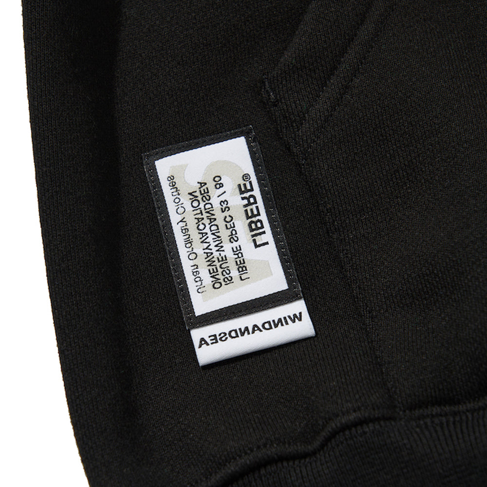 WDS X LIBERE PULLOVER HOODIE / BLACK