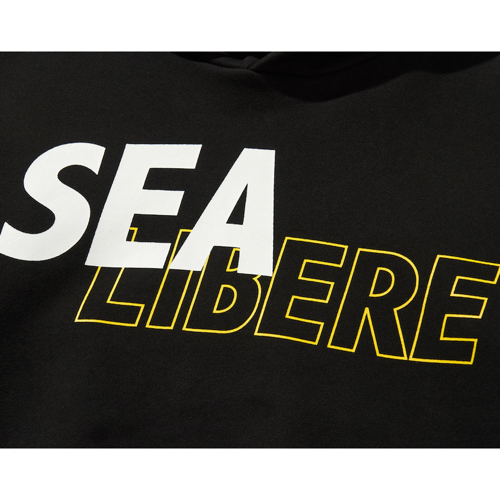 WDS X LIBERE PULLOVER HOODIE / BLACK