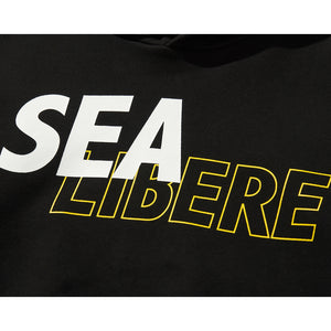 WDS X LIBERE PULLOVER HOODIE / BLACK