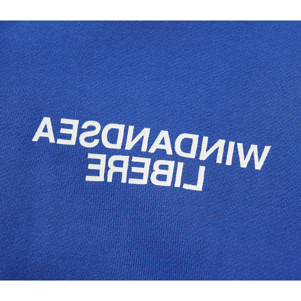 WDS X LIBERE HARF-ZIP HOODIE / ROYAL BLUE