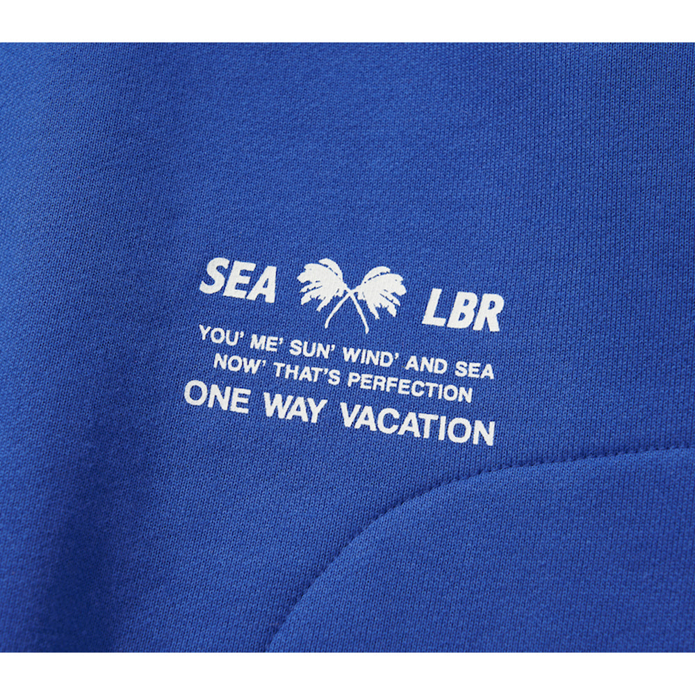 WDS X LIBERE HARF-ZIP HOODIE / ROYAL BLUE