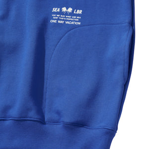 WDS X LIBERE HARF-ZIP HOODIE / ROYAL BLUE