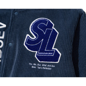 WDS X LIBERE VARSITY JACKET / NAVY