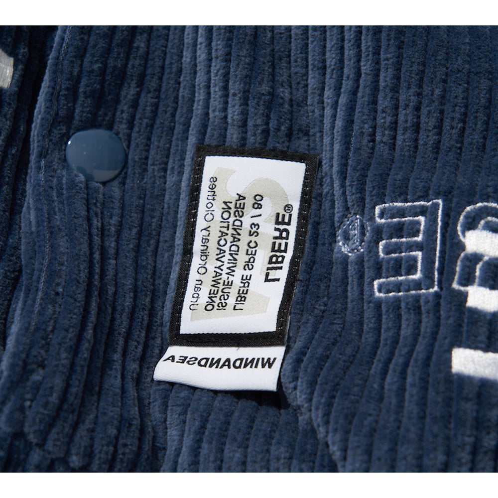 WDS X LIBERE VARSITY JACKET / NAVY